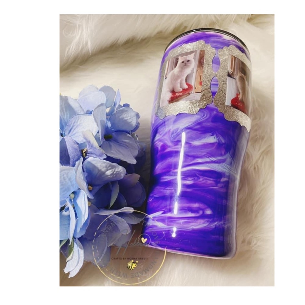 Photo Frame 20oz Curve Personalized Tumbler - Picture 3 of 11